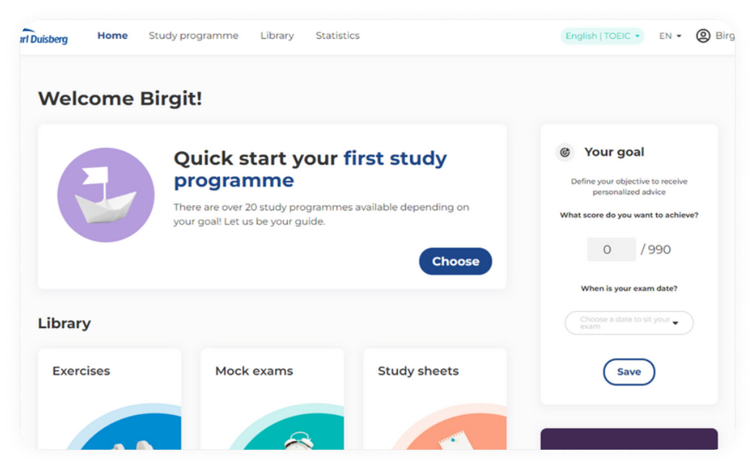 Plateforme d'apprentissage en marque blanche